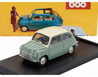 FIAT 600 Berlina 1-series (1955), Verde Chiaro - Green Ivory