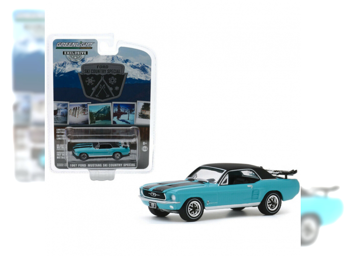 FORD Mustang Coupe "Ski Country Special" 1967 Turquoise