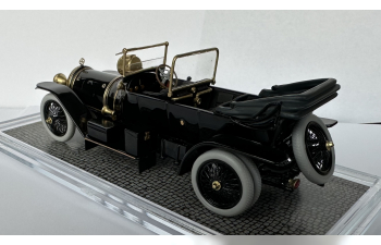 Delaunay-Belleville 45/50CV Kellner дубль-фаэтон 1914 год. (тент сложен, без запаски), черный