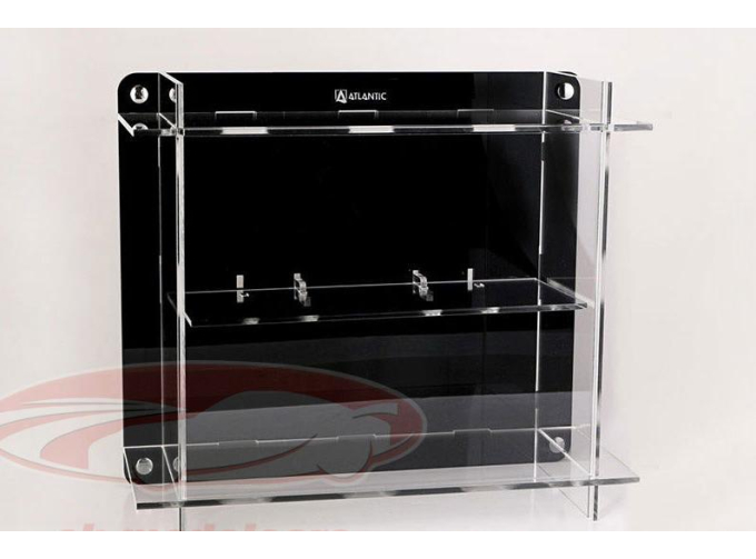 Акриловая витрина для 2 моделей автомобилей, черный