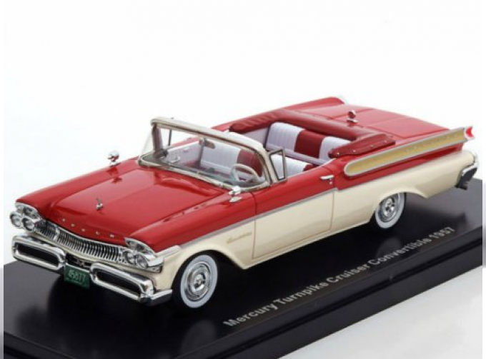 MERCURY Turnpike Cruiser Convertible 1957 Red/White