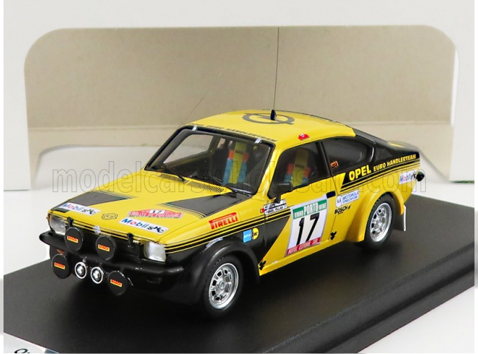 OPEL Kadett Gt/e (night Version) №17 Rally Of Portugal (1978) Mequepe - M.Vilar, Yellow Black