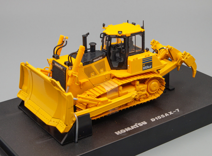 KOMATSU D155ax Bulldozer Ruspa Cingolata - Scraper Tractor, Yellow Black