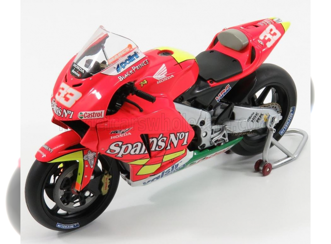 HONDA Rc211v №33 Motogp (2006) M.Melandri, Red Yellow