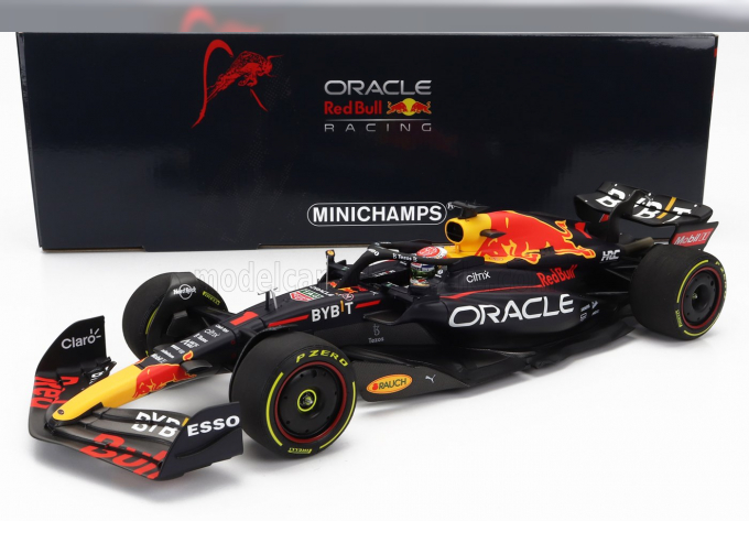 RED BULL F1 Rb18 Team Oracle Red Bull Racing N 1 World Champion Winner Dutch Gp (2022) Max Verstappen, Matt Blue Yellow Red