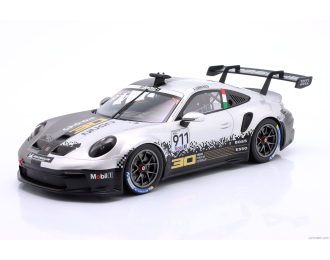PORSCHE 911 992 Gt3 Cup 4.2l Team Porsche Motorsport №911 Porsche Supercup Imola (2022) Jorge Lorenzo, White Grey