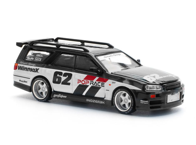 NISSAN Stagea Simon`s Garage #62, black