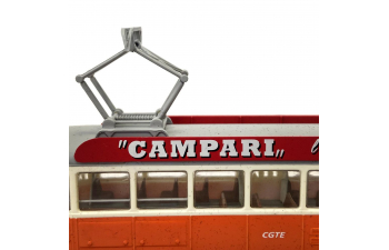 Трамваи. Be 4/4 Tram (Женева, Швейцария, 1950-1952), оранжевый