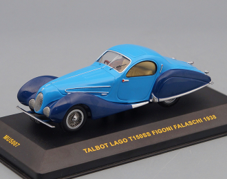 TALBOT LAGO T150SS Figoni Falaschi (1938), tones blue