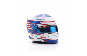 BELL HELMET Casco Helmet F1 Logan Sargeant Team Williams Racing №2 Season (2024), White Blue Red