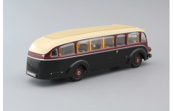 MERCEDES-BENZ LO3500 Konferenzbus Bus, black / dark red