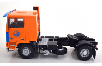 VOLVO F12 (1977), orange/blau