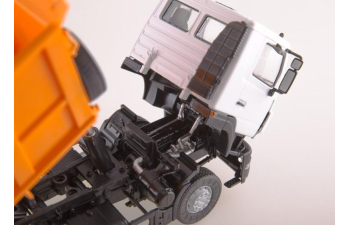 (Уценка!) Минский-6501 самосвал (рестайлинг), белый / желтый