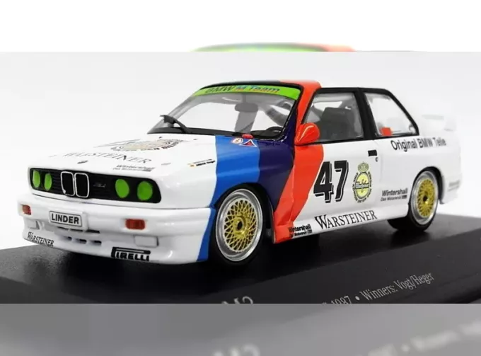 BMW M3 E30 Team Linder №47 Winner Zolder ETC (1987) V.Heger