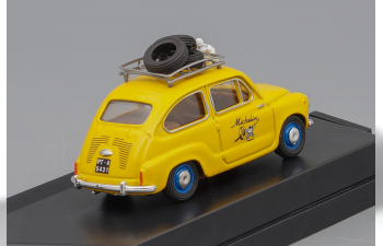 FIAT 600 Berlina Michelin, yellow