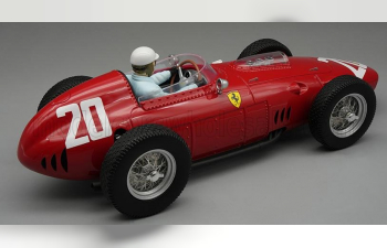 FERRARI F1 Dino 246/256 Team Scuderia Ferrari №20 Winner Monza Italy Gp (with Pilot Figure) (1960) Philip Hill, Red