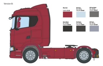 Сборная модель SCANIA S770 4x2 Tractor Truck 2-assi 2020
