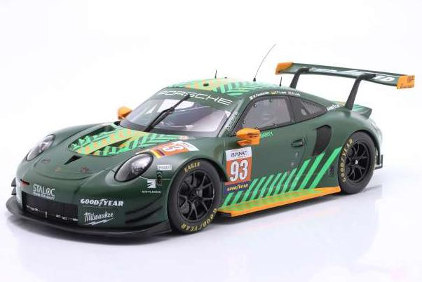 PORSCHE 911 RSR #93 Porsche 911 RSR #93 ELMS Proton Competition (2020), black/green