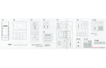 Сборная модель Datsun Bluebird 1600SS w/Spoiler