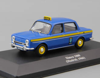 SIMCA 1000 (Madrid, 1966), Collection Les Taxis du monde 27, blue