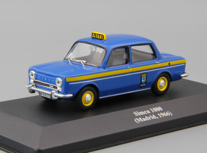 SIMCA 1000 (Madrid, 1966), Collection Les Taxis du monde 27, blue