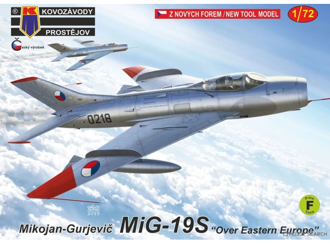 Сборная модель Mikojan-Gurjevič MiG-19S "Over Eastern Euope"