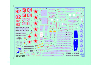 Сборная модель Самолёт Су-27СМ (подарочный набор)