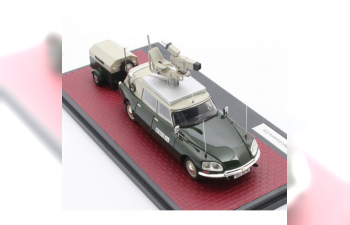 CITROEN DS Safari BBC Camera Car с прицепом (1973), green