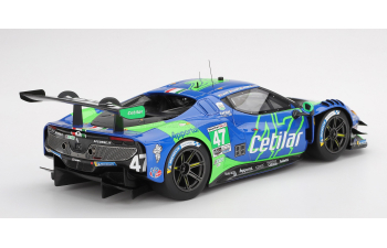 FERRARI 296 Gt3 3.0l Turvo V6 Team Cetilar Racing №47 Imsa 24h Daytona (2025) Lorenzo Patrese - Antonio Fuoco - Roberto Lacorte - Nicola Lacorte, Blue Green