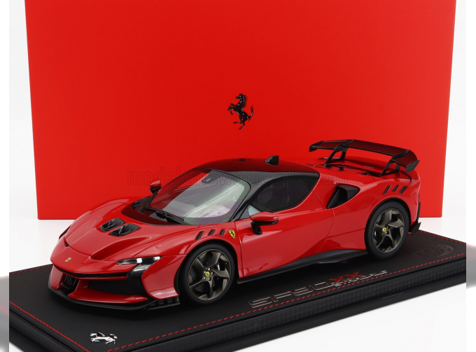 FERRARI Sf90 Xx Stradale (2024) - Con Vetrina - With Showcase, Rosso Corsa 322 - Red