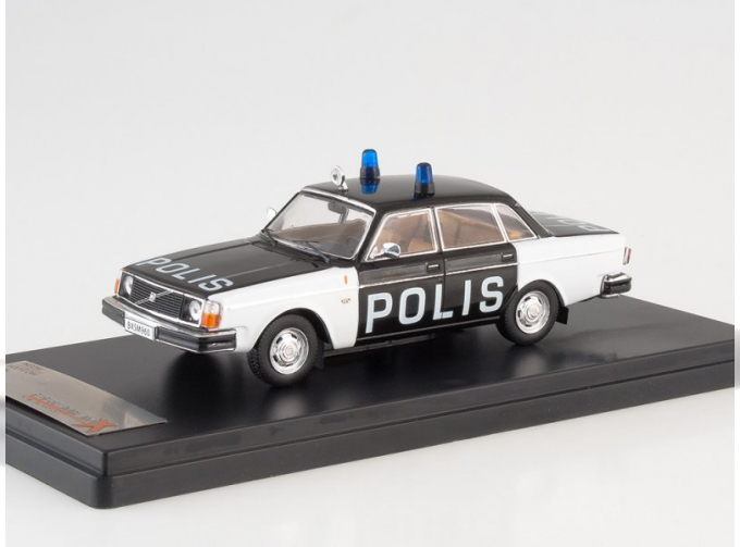 VOLVO 244 "Polis" (1978), white / black