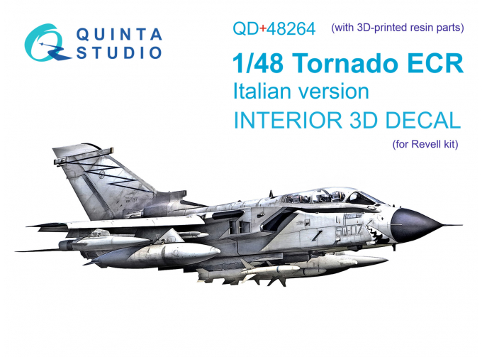 3D Декаль интерьера кабины Tornado ECR Italian (Revell) (с 3D-печатными деталями)