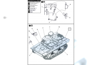 Сборная модель Огнемётный танк ХТ-37