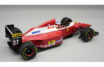 FERRARI F1 F93a Team Scuderia Ferrari №27 Brazilian GP Rain Tires (with pilot figure) (1993) Jean Alesi