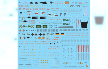 Сборная модель PANAVIA AIRCRAFT Tornado Gr.1/ids Military Airplane - Gulf War