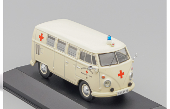 VOLKSWAGEN T1 Transporter "Ambulance" (немецкий Красный крест) 1964, beige