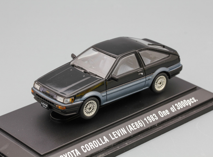 TOYOTA Corolla Levin (AE86) 1983, black