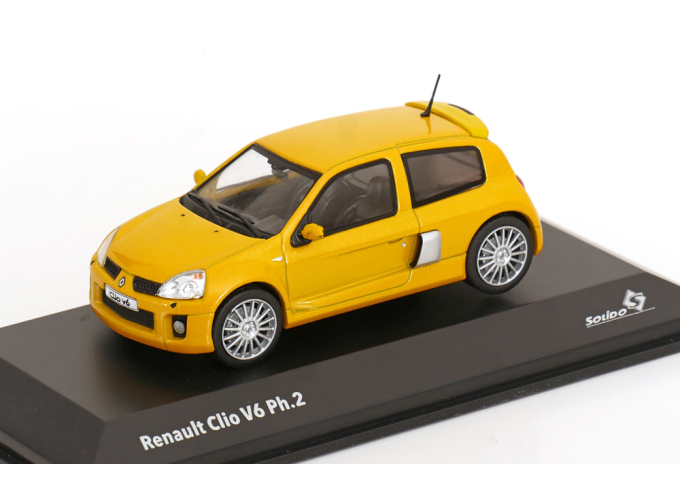 RENAULT Clio V6 Phase 2 (2003), yellow metallic