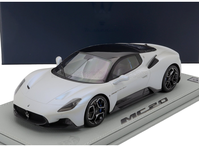 MASERATI Mc20 (2020) - Con Vetrina - With Showcase, Bianco Audace - White