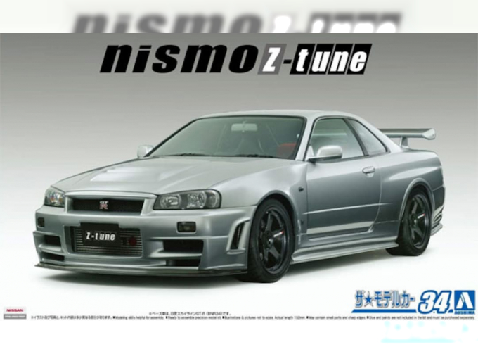 Сборная модель Nissan Skyline GTR R34 Nismo Z-tune '04