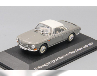 VOLKSWAGEN Typ 34 Karmann Ghia 1500 Coupe (1962), grey/white