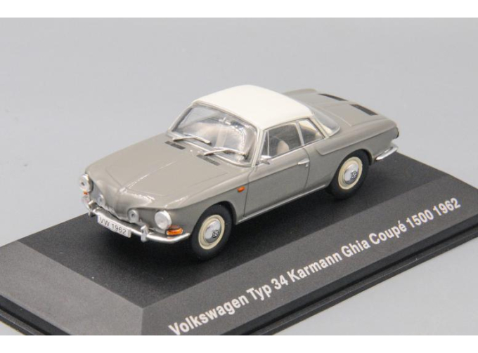 VOLKSWAGEN Typ 34 Karmann Ghia 1500 Coupe (1962), grey/white
