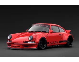PORSCHE RWB Backdate, red