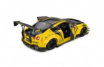 NISSAN GT-R (R35) LBWK Bodykit Type 2, yellow / black