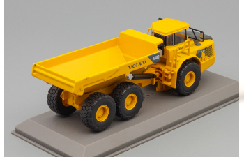 VOLVO A40d Truck Cassonato Ribaltabile Cava Mineraria Tractor 3-assi (2001), Yellow Black