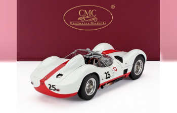 MASERATI Tipo 61 2.9l S4 Spider Birdcage №25 Winner Pensacola Florida Scca (1960) Gaston Andrey, White Red