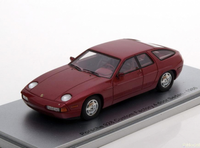 Porsche 928 Custom Factory 4-door Sedan (1986), red