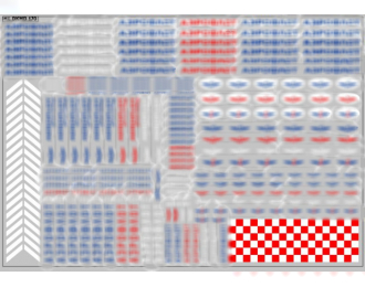 Набор декалей Надписи и эмблемы Аэрофлот вариант 10 (200х140)