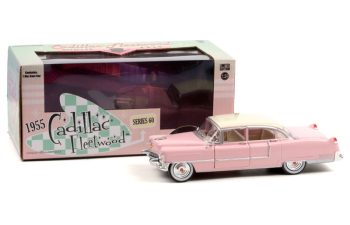 CADILLAC Fleetwood Series 60 1955 Pink with White Roof