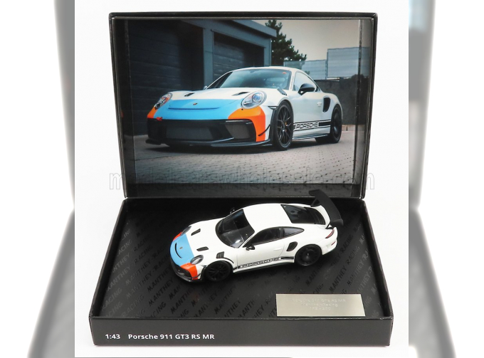 PORSCHE 911 991-2 Gt3 Rs Mr Team Manthey Racing 2020, White Light Blue